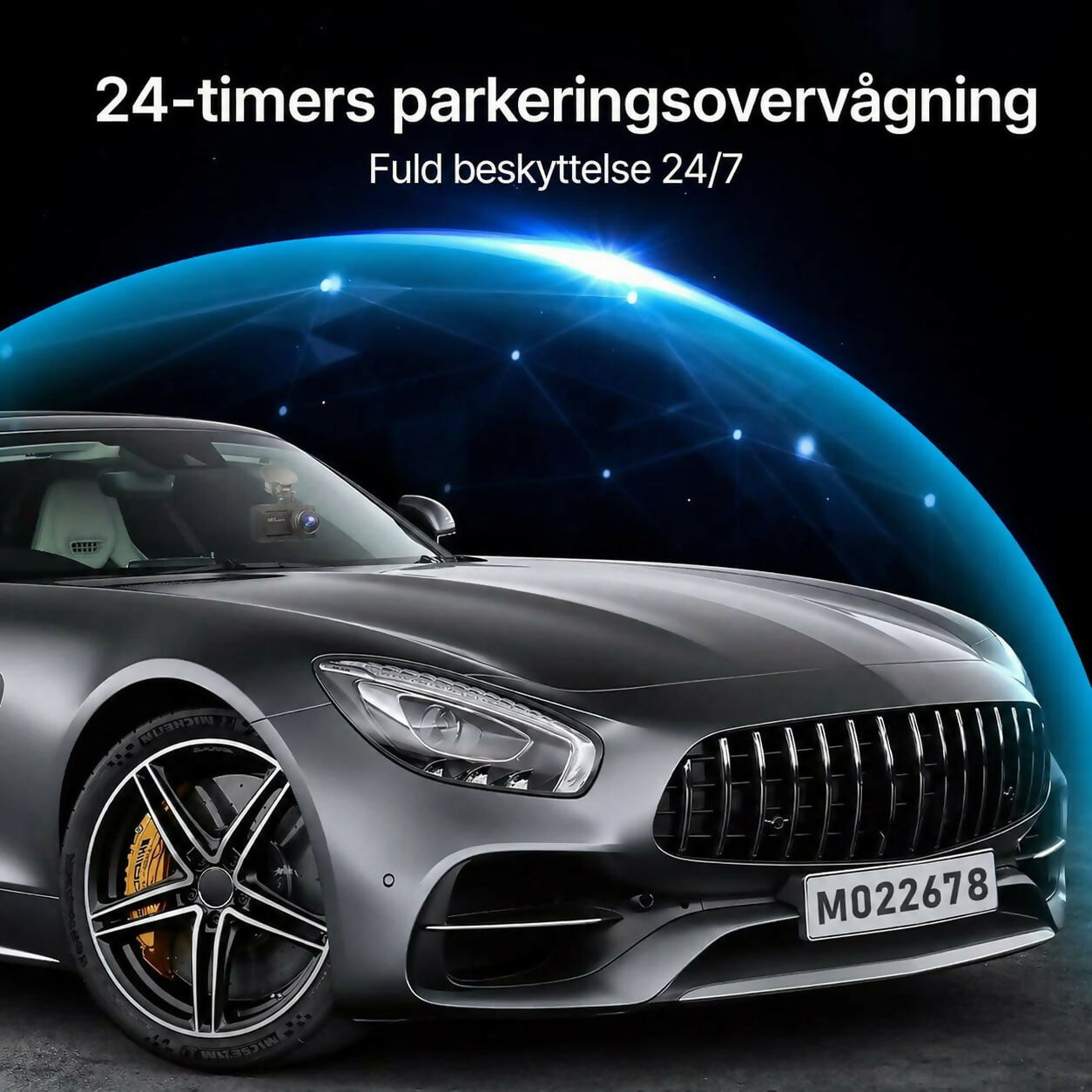 4K Dashcam Pro – Ultra HD-optagelse med front- og bagkamera, nattesyn og 24/7-overvågning